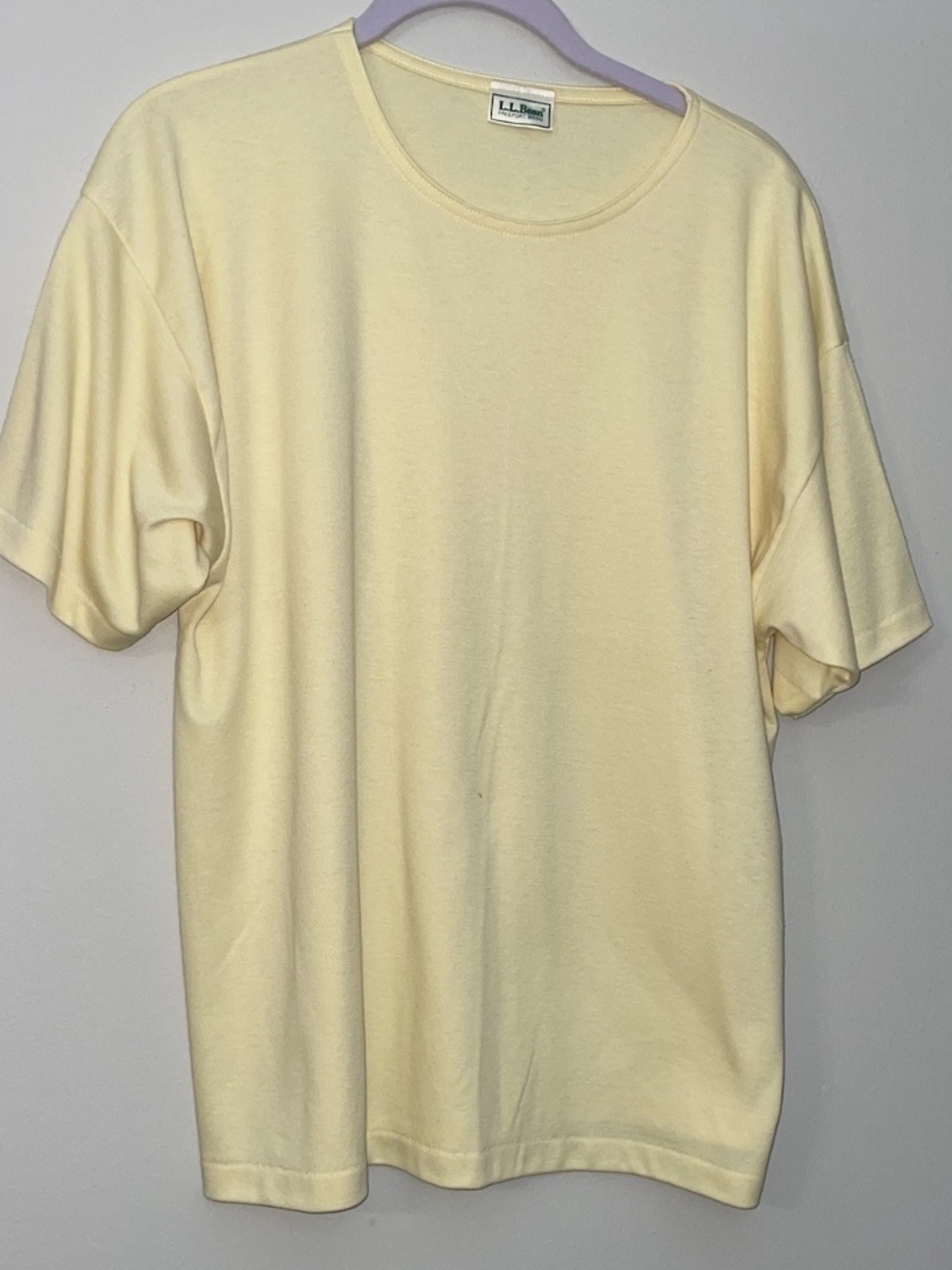 L.L. Bean T Shirt XL Women's Teal 100% Cotton Vtg